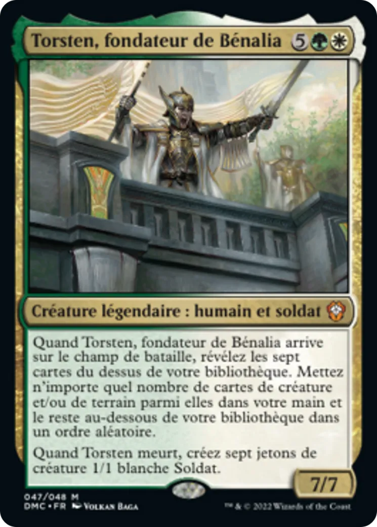 Torsten, fondateur de Bénalia — Dominaria United Commander — Magic: The Gathering