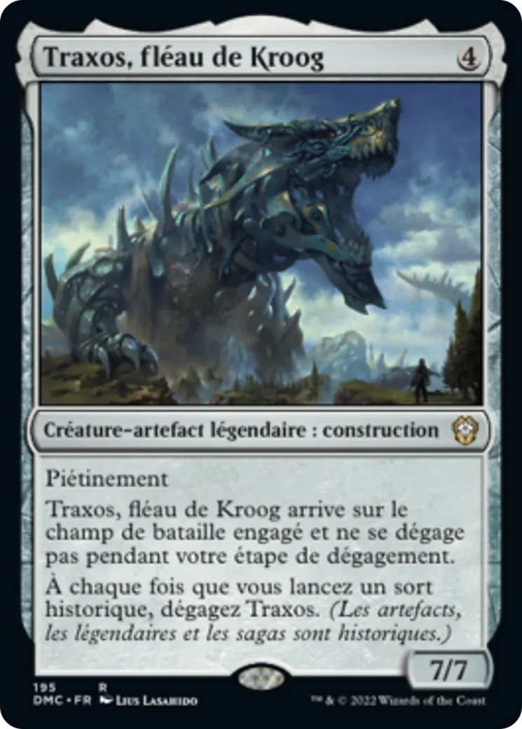 Traxos, fléau de Kroog — Dominaria United Commander — Magic: The Gathering