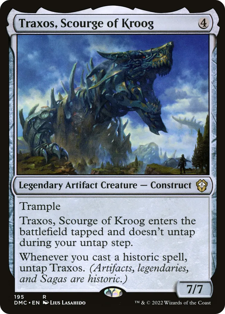 Traxos, Scourge of Kroog from Dominaria United Commander - Magic: The Gathering