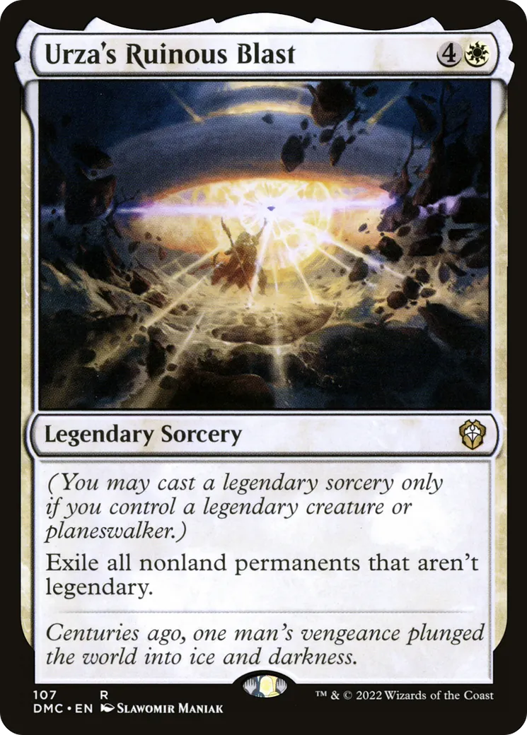 Urza's Ruinous Blast from Dominaria United Commander - Magic: The Gathering