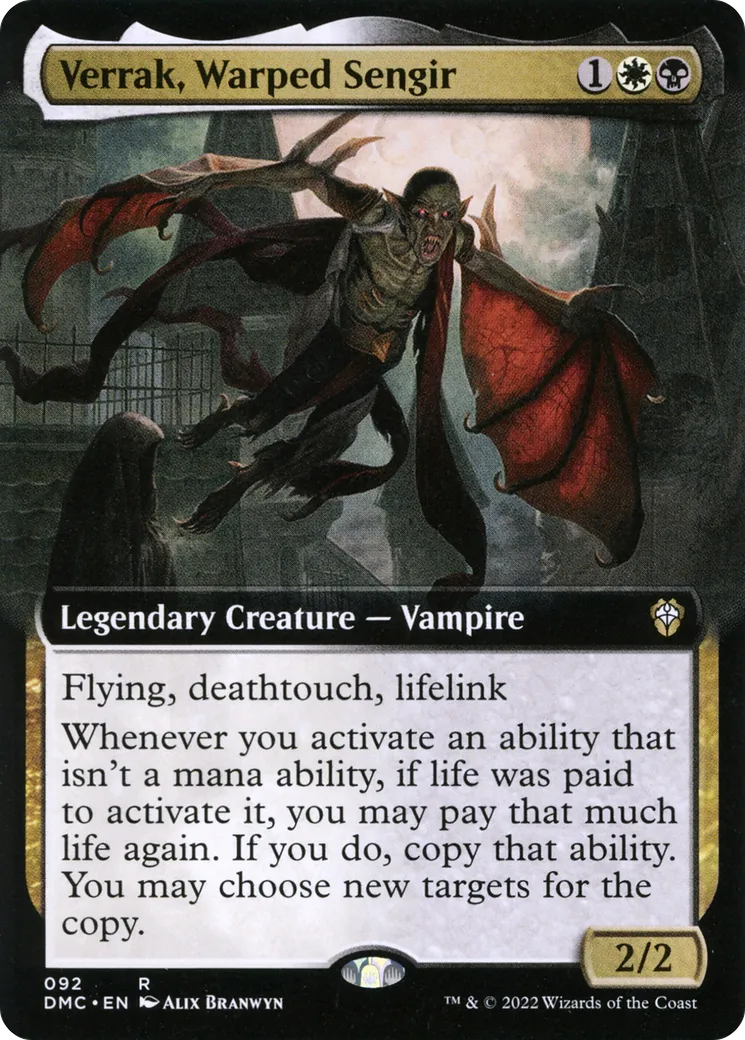 Verrak, Warped Sengir from Dominaria United Commander - Magic: The Gathering