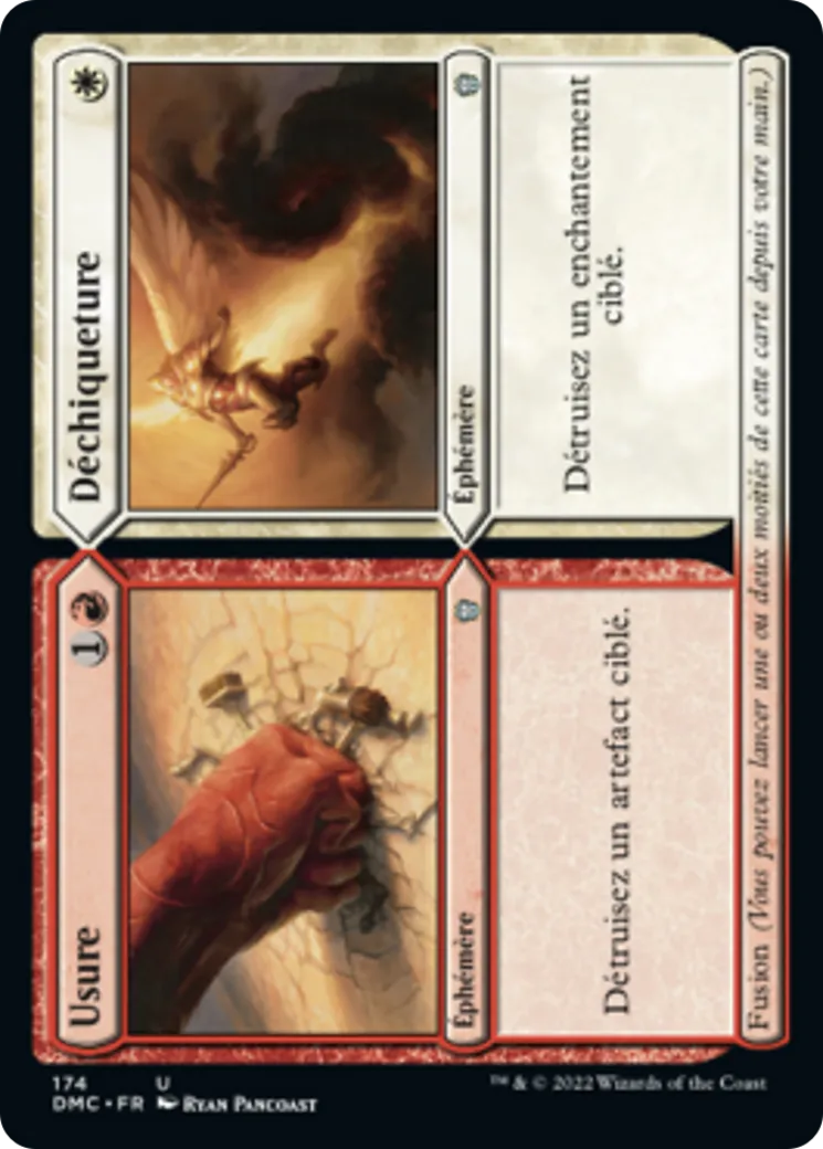 Usure // Déchiqueture — Dominaria United Commander — Magic: The Gathering