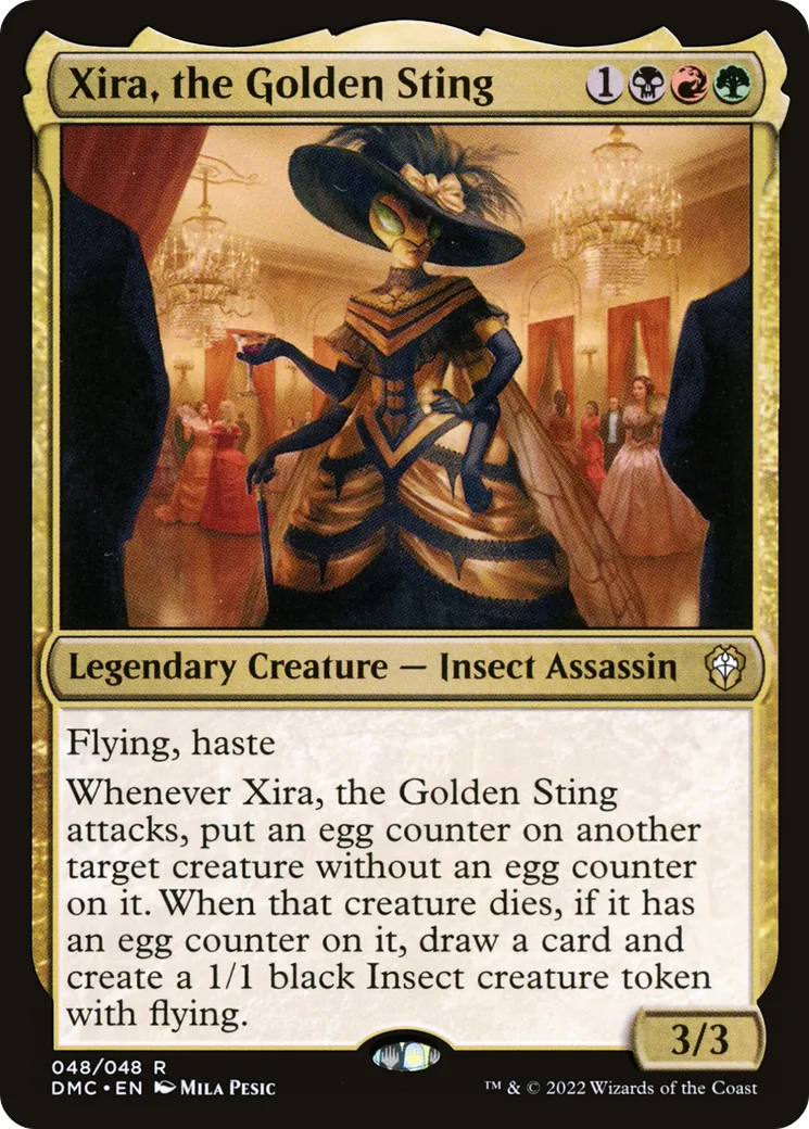 Xira, the Golden Sting — Dominaria United Commander — Magic: The Gathering