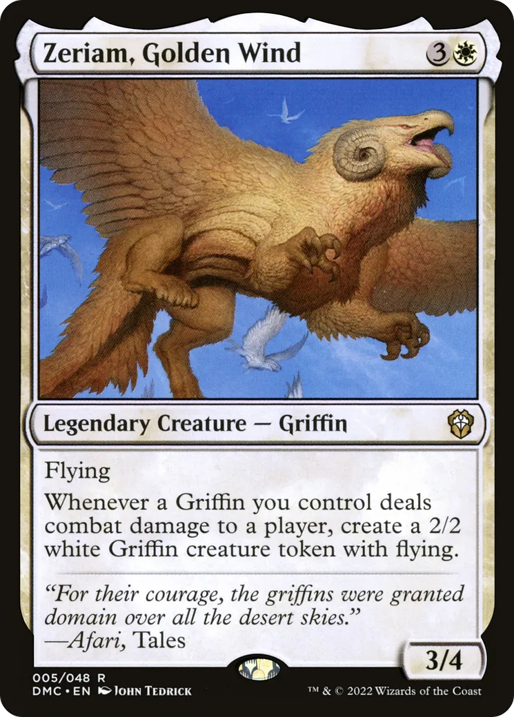 Zeriam, Golden Wind — Dominaria United Commander — Magic: The Gathering