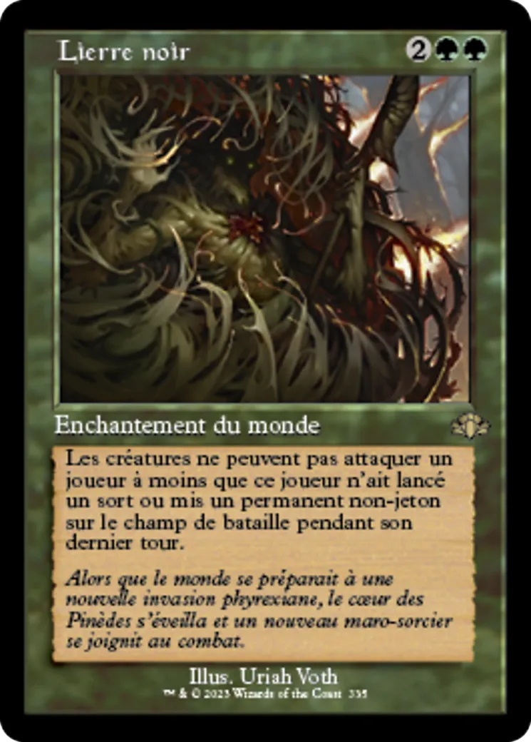 Lierre noir — Dominaria Remastered — Magic: The Gathering
