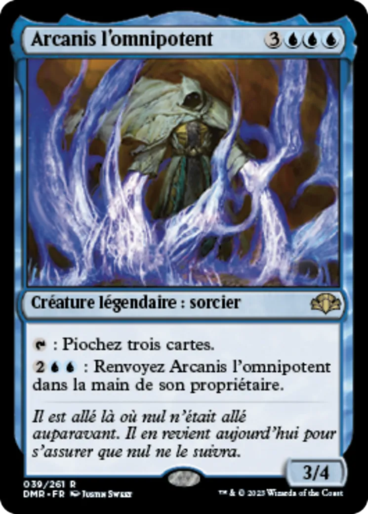 Arcanis l'omnipotent from Dominaria Remastered - Magic: The Gathering