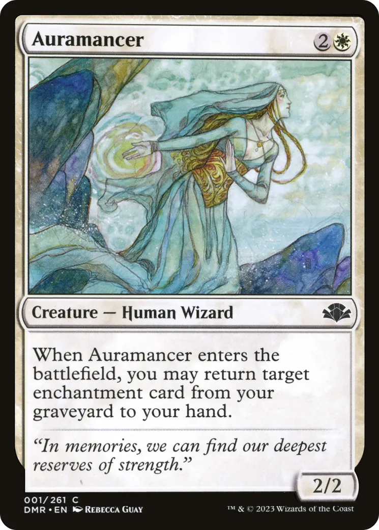 Auramancer — Dominaria Remastered — Magic: The Gathering