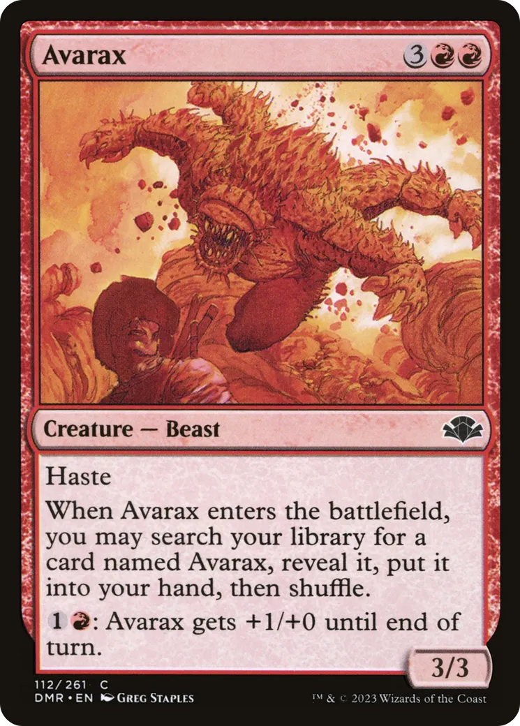 Avarax — Dominaria Remastered — Magic: The Gathering