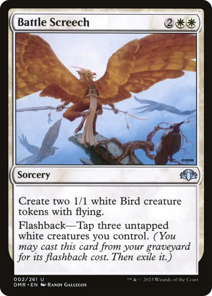 Piaillement de bataille — Dominaria Remastered — Magic: The Gathering