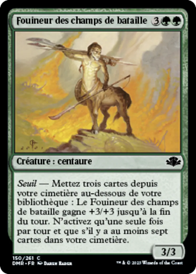 Fouineur des champs de bataille — Dominaria Remastered — Magic: The Gathering