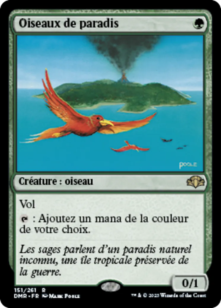 Oiseaux de paradis — Dominaria Remastered — Magic: The Gathering