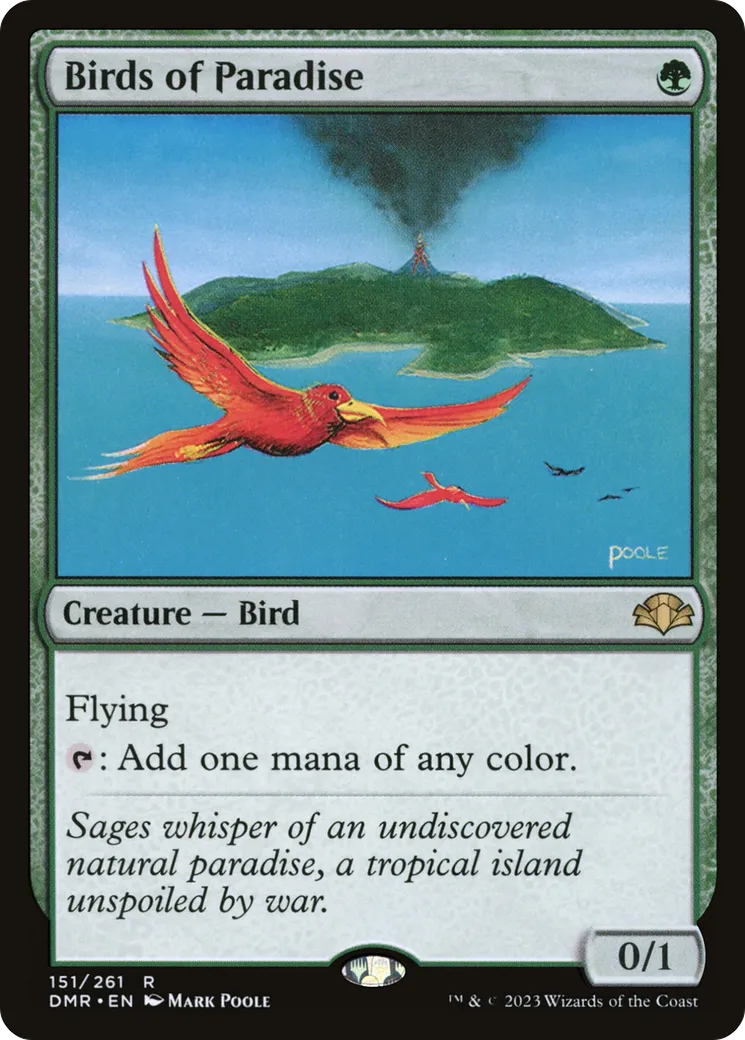 Birds of Paradise — Dominaria Remastered — Magic: The Gathering