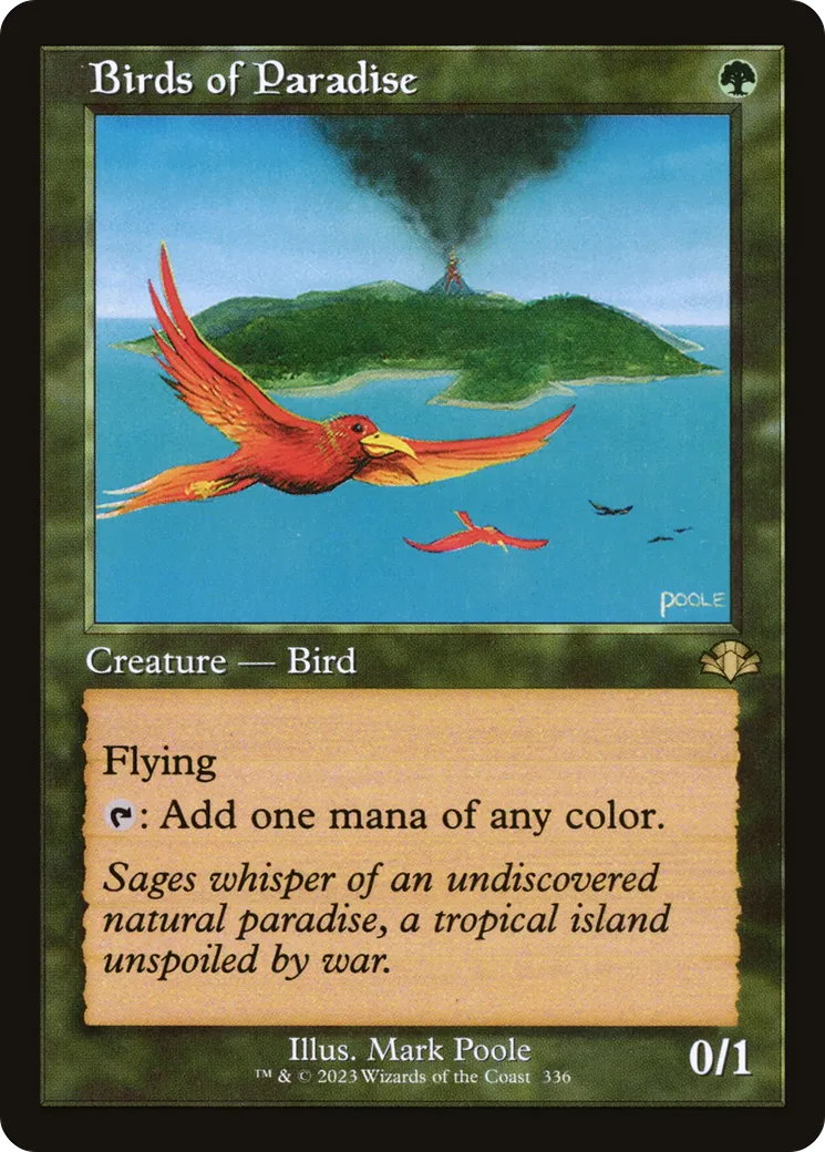 Birds of Paradise — Dominaria Remastered — Magic: The Gathering