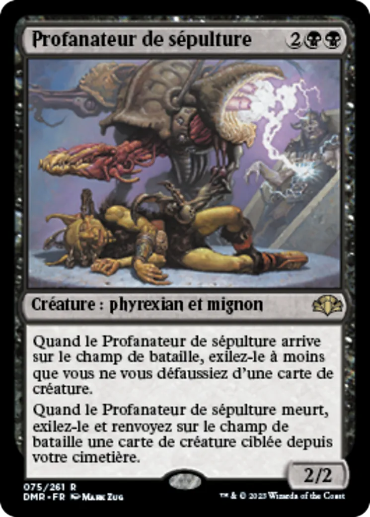 Profanateur de sépulture — Dominaria Remastered — Magic: The Gathering