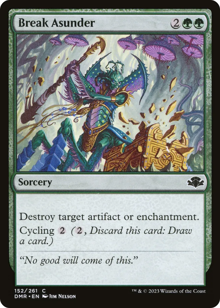 Break Asunder from Dominaria Remastered - Magic: The Gathering