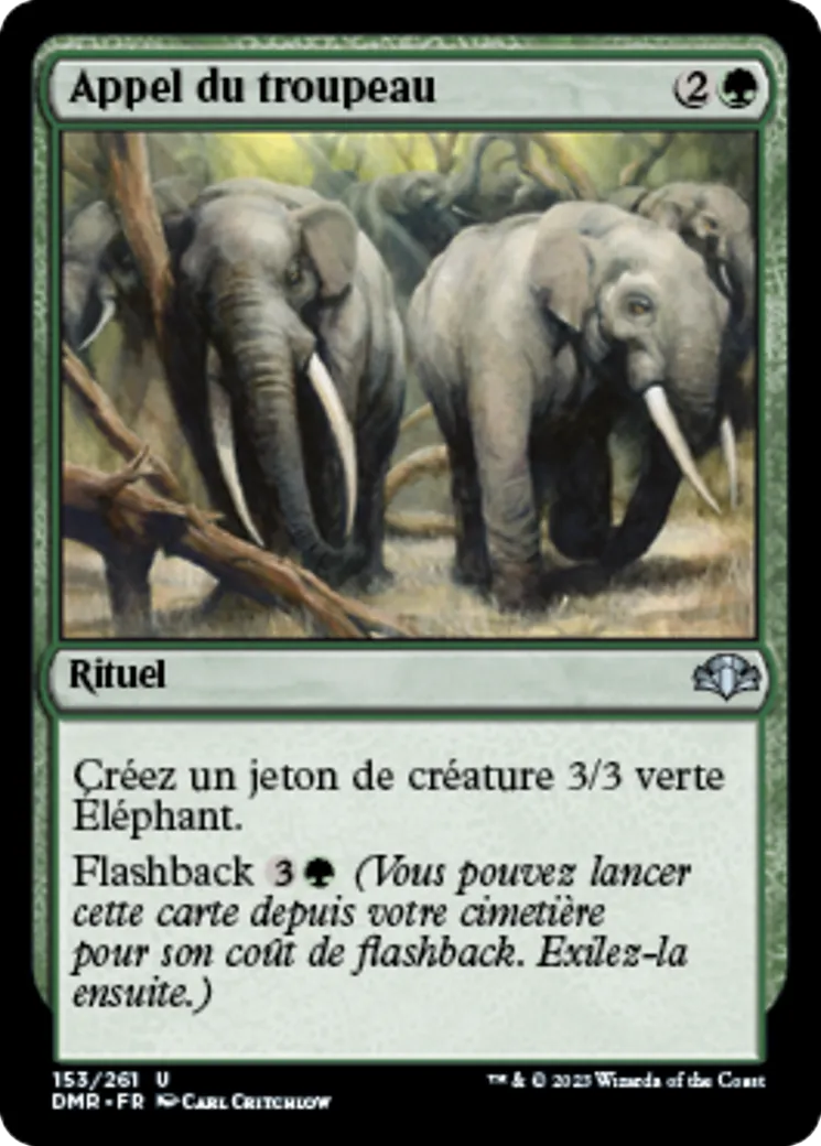 Appel du troupeau — Dominaria Remastered — Magic: The Gathering