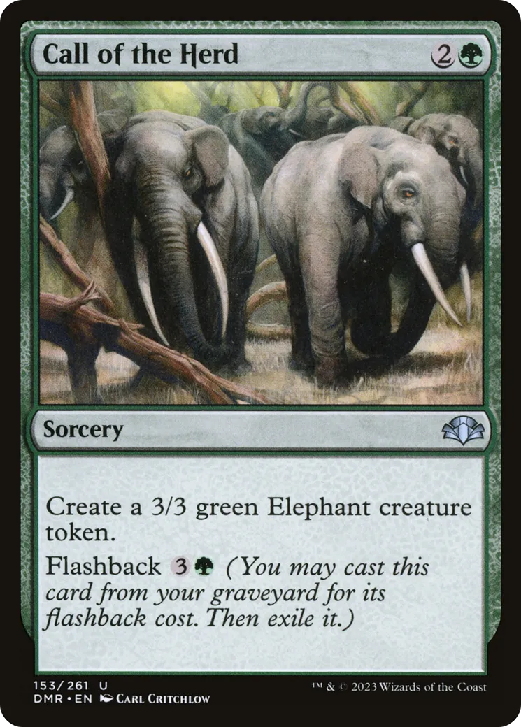 Appel du troupeau — Dominaria Remastered — Magic: The Gathering
