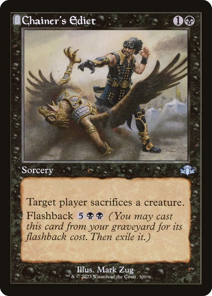 Chainer's Edict — Dominaria Remastered — Magic: The Gathering