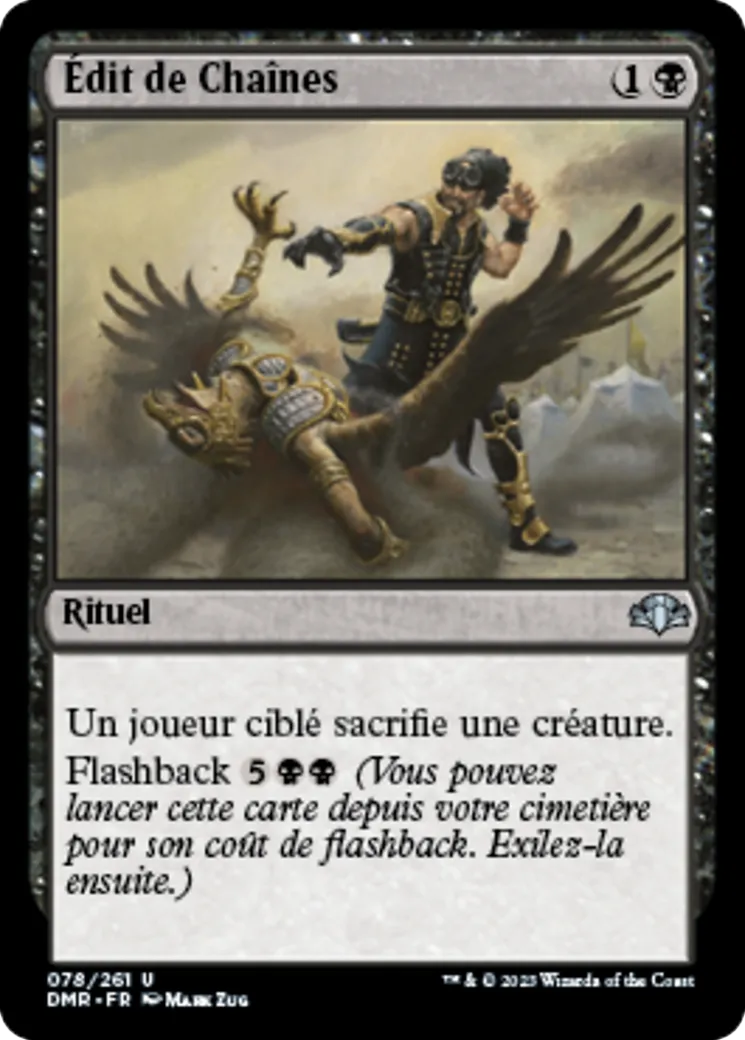 Édit de Chaînes — Dominaria Remastered — Magic: The Gathering
