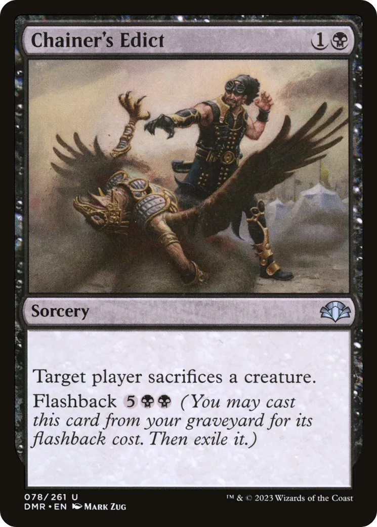 Chainer's Edict — Dominaria Remastered — Magic: The Gathering