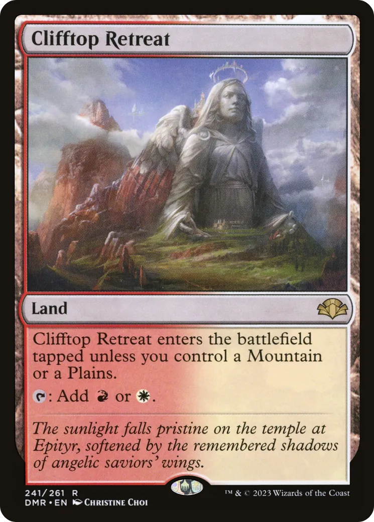 Clifftop Retreat — Dominaria Remastered — Magic: The Gathering