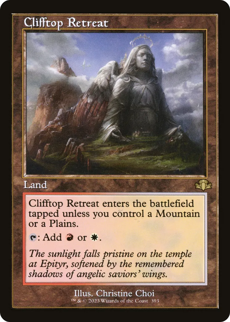 Clifftop Retreat — Dominaria Remastered — Magic: The Gathering