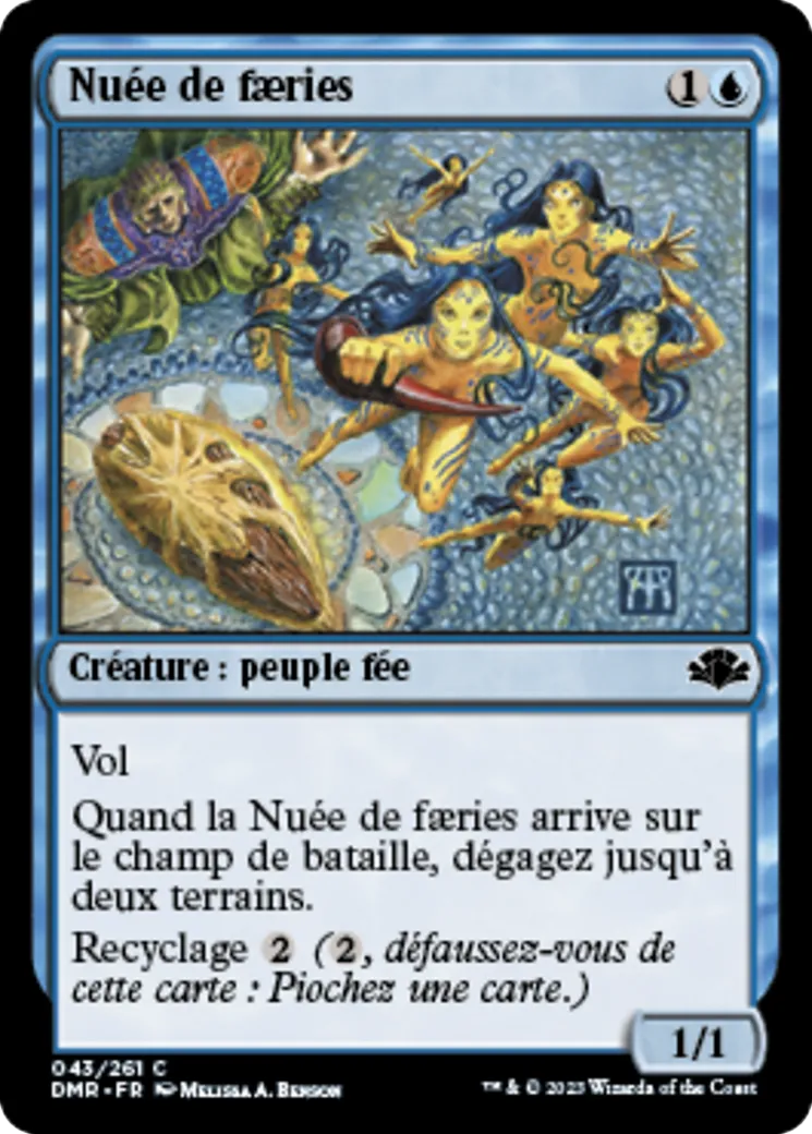 Nuée de faeries — Dominaria Remastered — Magic: The Gathering