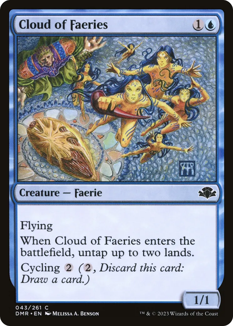 Cloud of Faeries from Dominaria Remastered - Magic: The Gathering