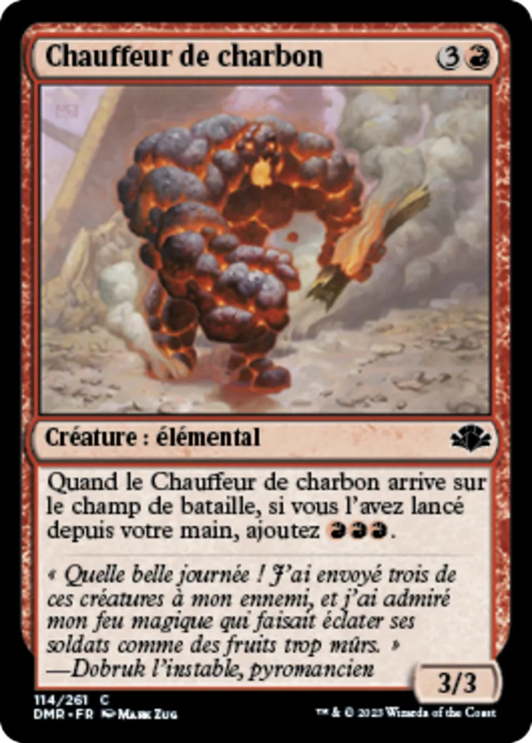 Chauffeur de charbon — Dominaria Remastered — Magic: The Gathering
