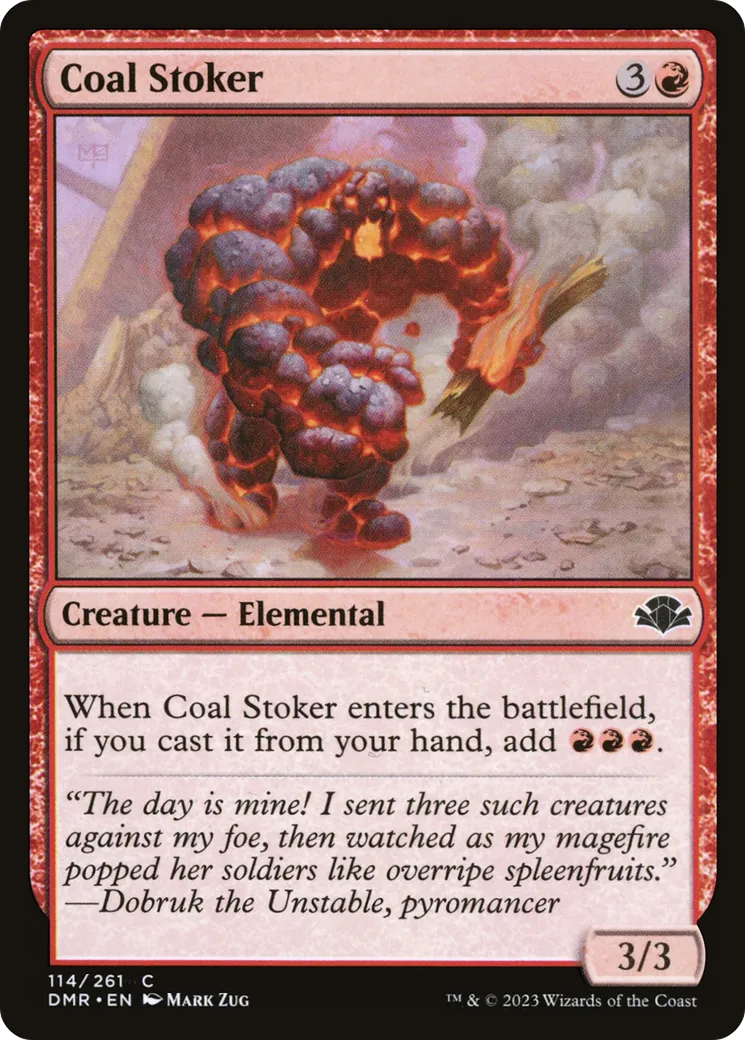 Coal Stoker — Dominaria Remastered — Magic: The Gathering