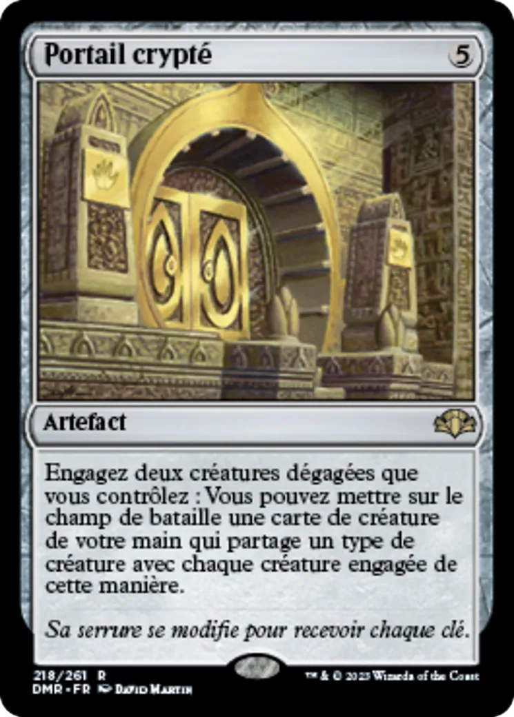 Portail crypté from Dominaria Remastered - Magic: The Gathering