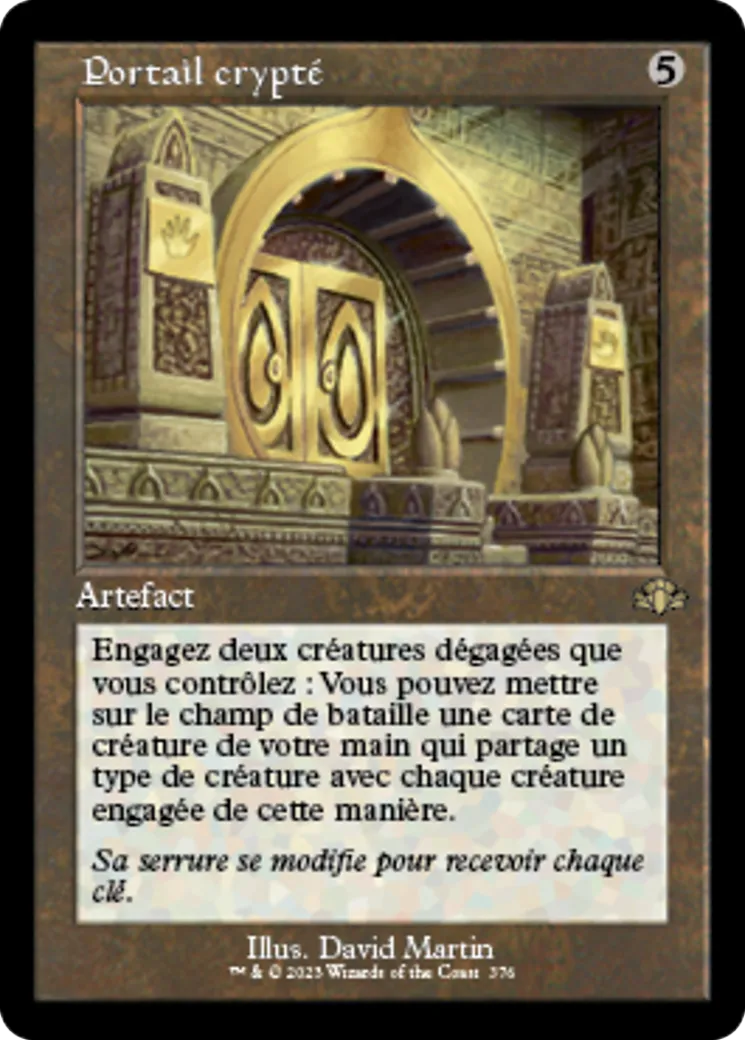 Portail crypté — Dominaria Remastered — Magic: The Gathering