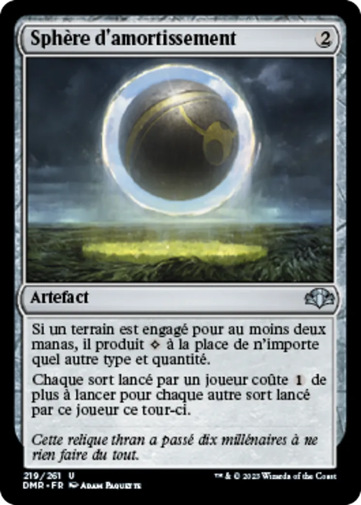 Sphère d'amortissement — Dominaria Remastered — Magic: The Gathering
