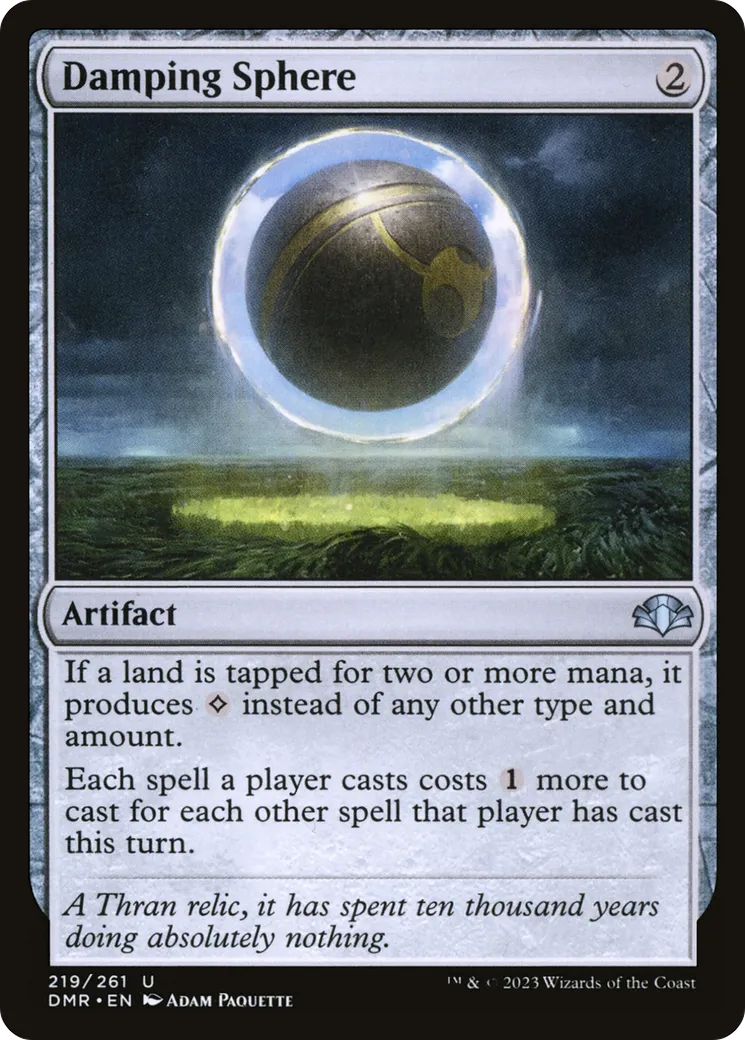 Damping Sphere from Dominaria Remastered - Magic: The Gathering