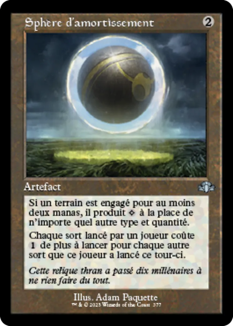 Sphère d'amortissement — Dominaria Remastered — Magic: The Gathering