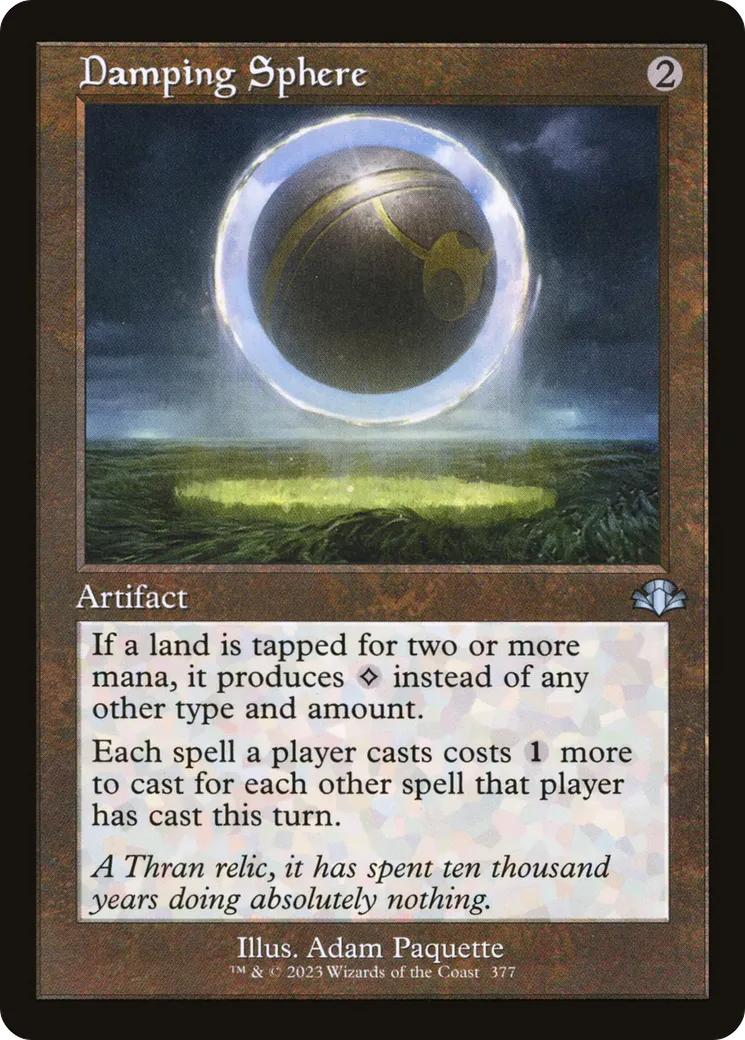 Damping Sphere from Dominaria Remastered - Magic: The Gathering