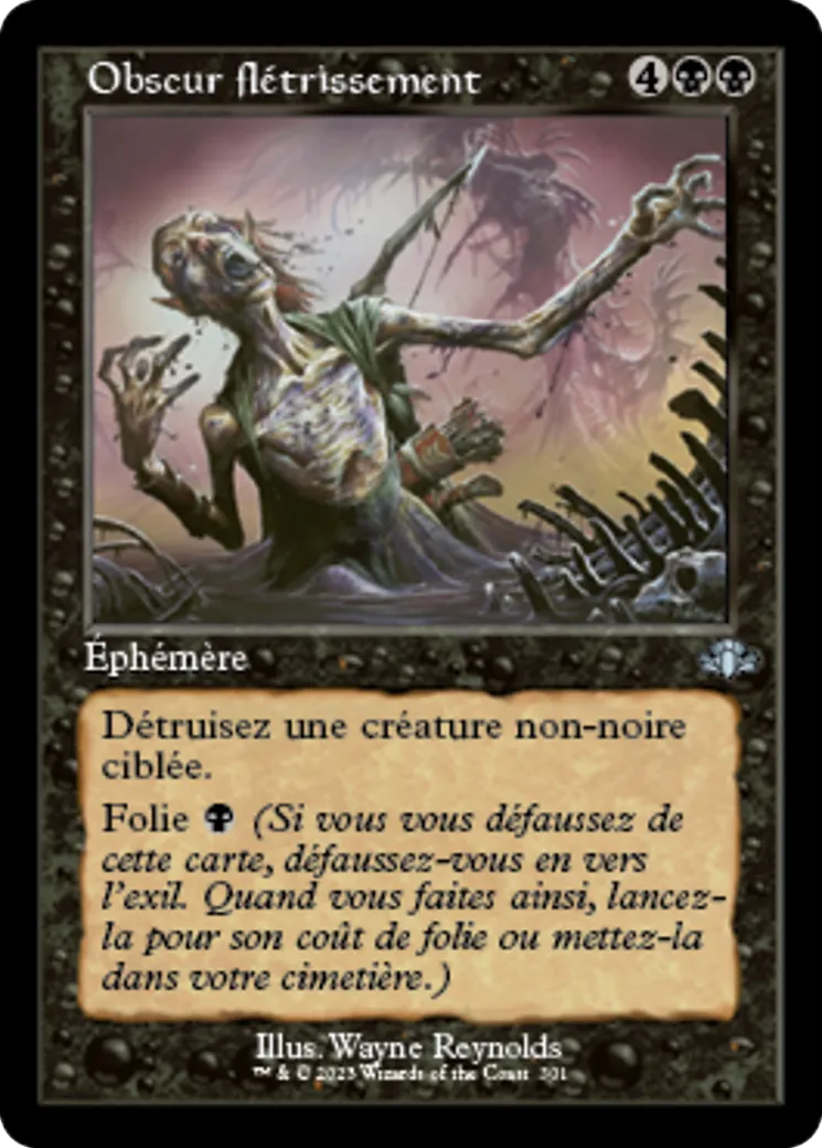 Obscur flétrissement — Dominaria Remastered — Magic: The Gathering