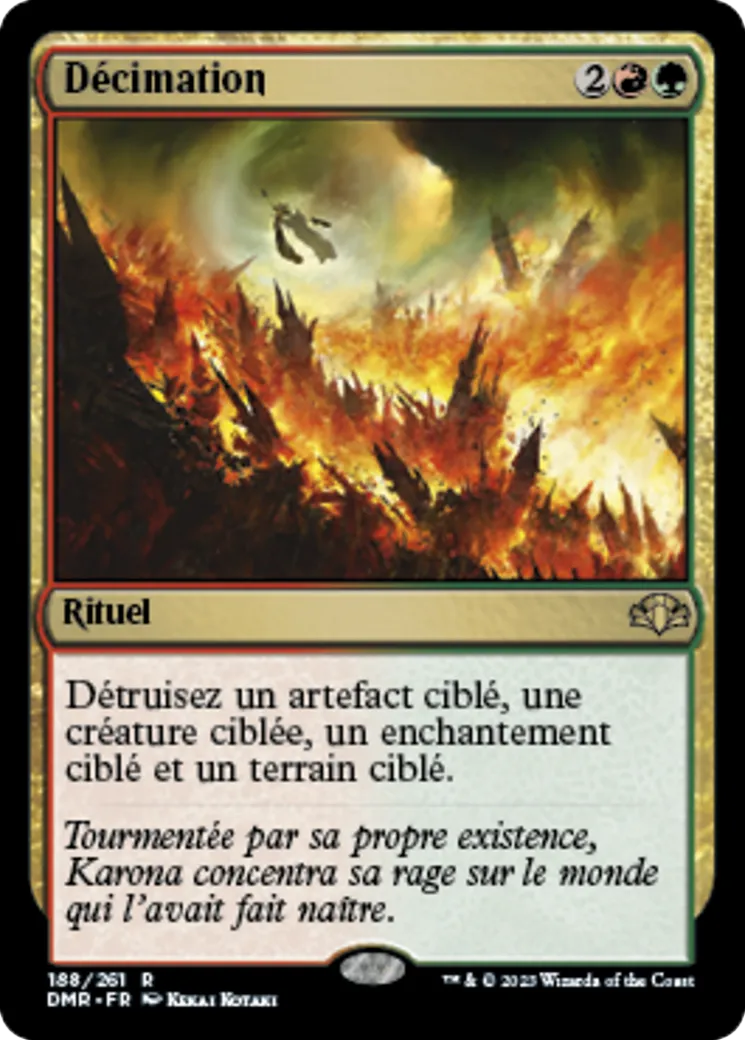 Décimation — Dominaria Remastered — Magic: The Gathering
