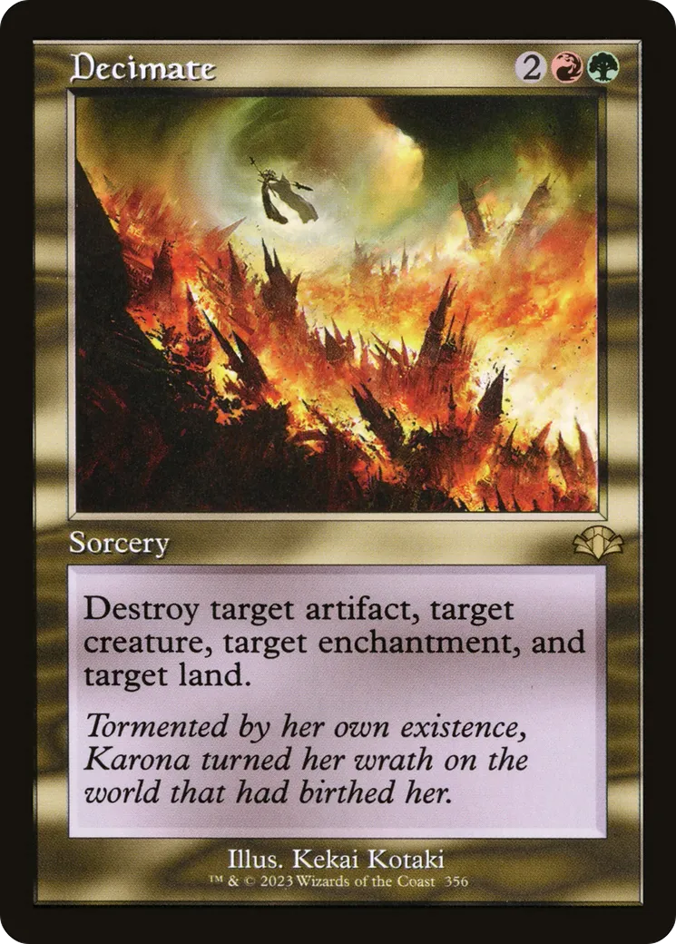 Décimation — Dominaria Remastered — Magic: The Gathering