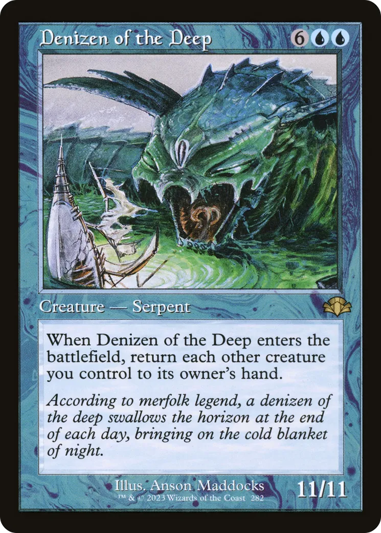 Denizen of the Deep — Dominaria Remastered — Magic: The Gathering