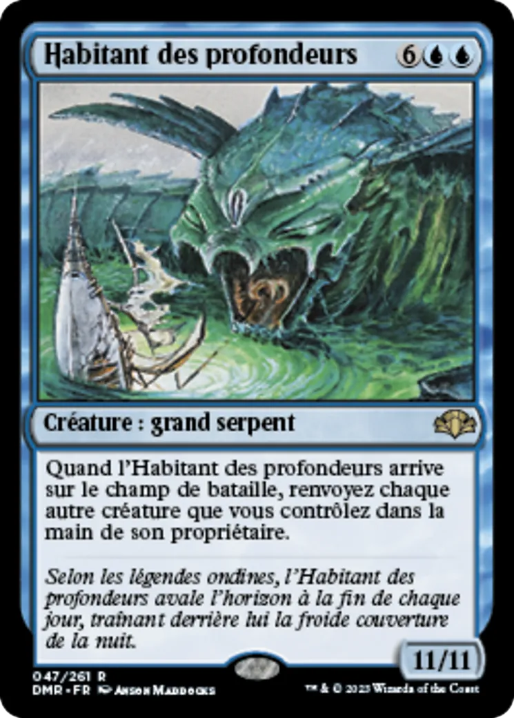 Habitant des profondeurs — Dominaria Remastered — Magic: The Gathering