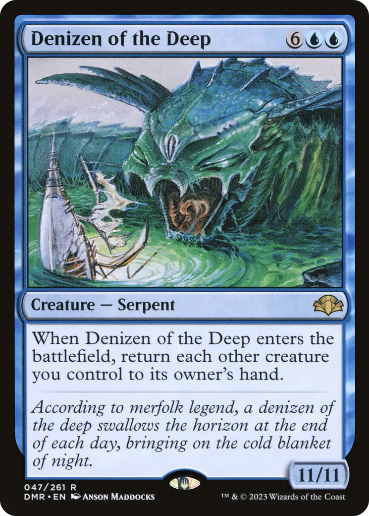 Denizen of the Deep — Dominaria Remastered — Magic: The Gathering