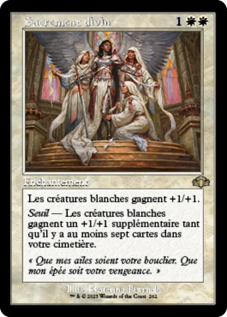 Sacrement divin — Dominaria Remastered — Magic: The Gathering