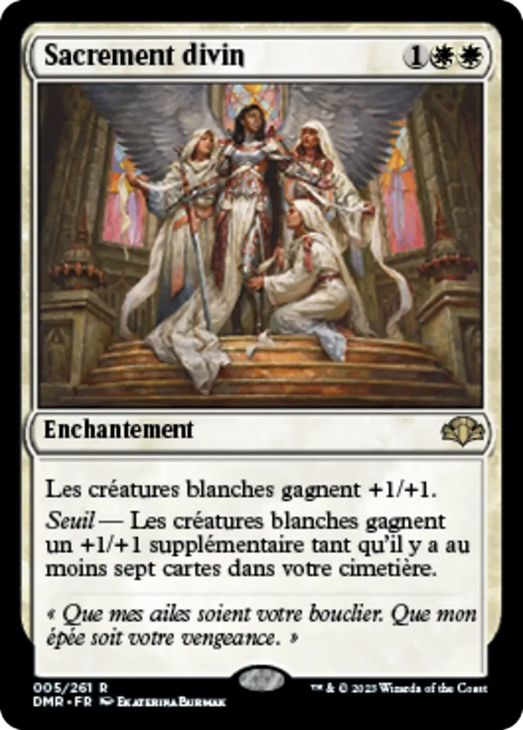 Sacrement divin — Dominaria Remastered — Magic: The Gathering
