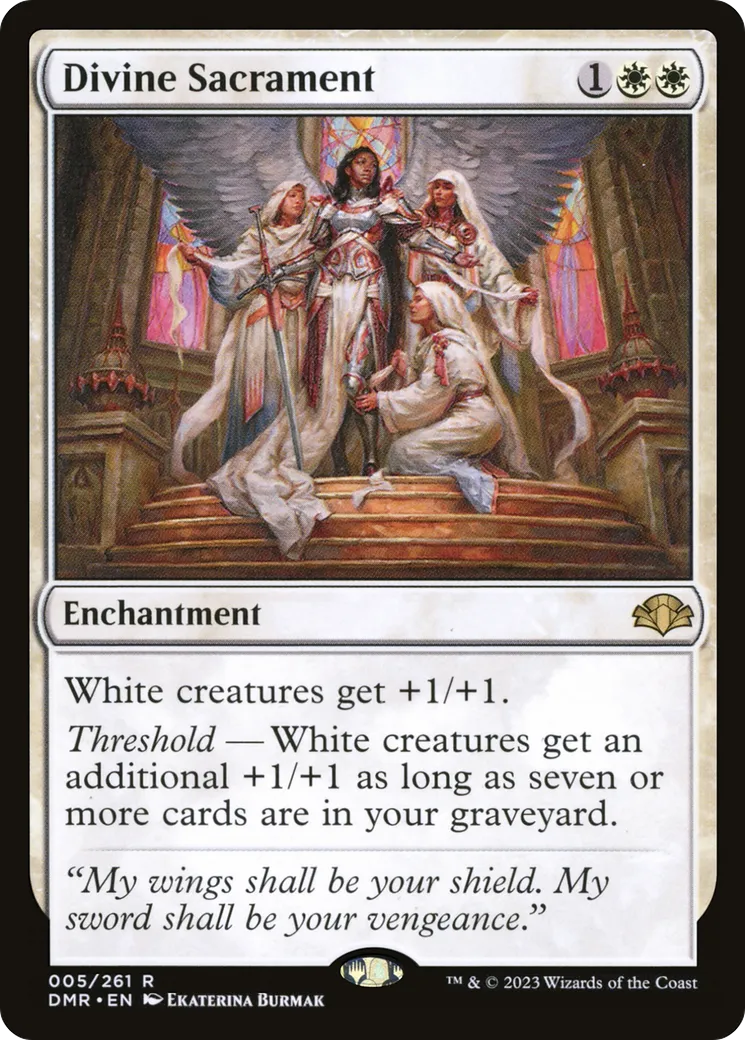 Divine Sacrament — Dominaria Remastered — Magic: The Gathering