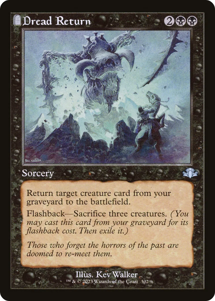 Dread Return — Dominaria Remastered — Magic: The Gathering