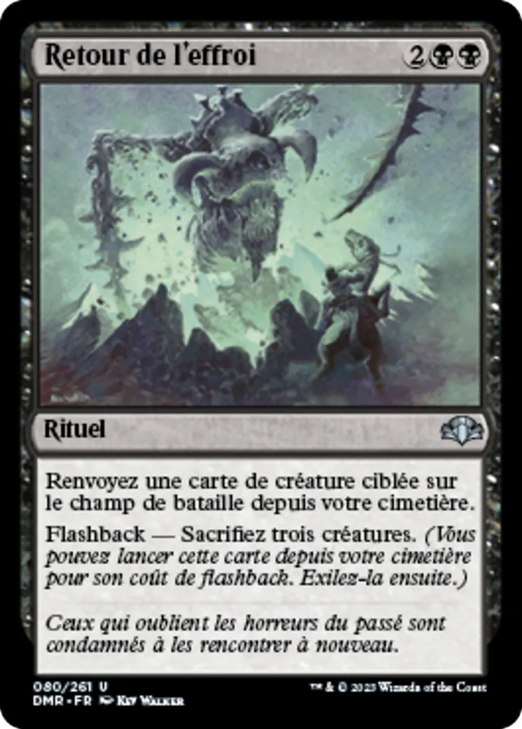 Retour de l'effroi — Dominaria Remastered — Magic: The Gathering