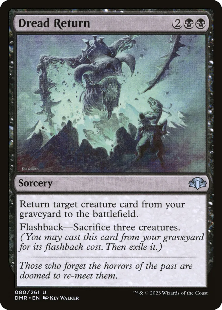 Dread Return — Dominaria Remastered — Magic: The Gathering