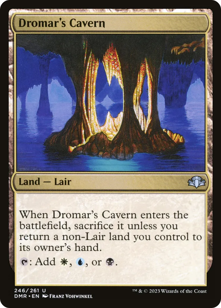 Dromar's Cavern from Dominaria Remastered - Magic: The Gathering