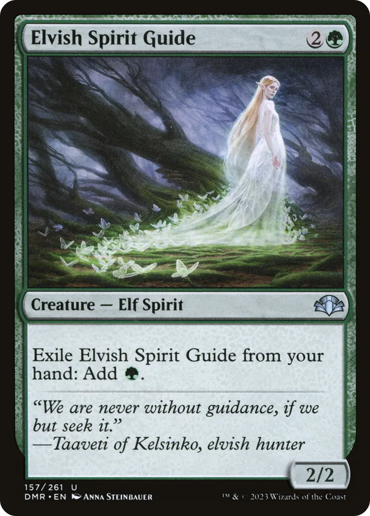 Guide spirituel elfe — Dominaria Remastered — Magic: The Gathering